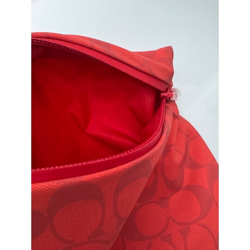 Coach Women’s One Piece Swimsuit Bathing Suit Authentic Signature Red Sz XS NEW - Picture 14 of 14